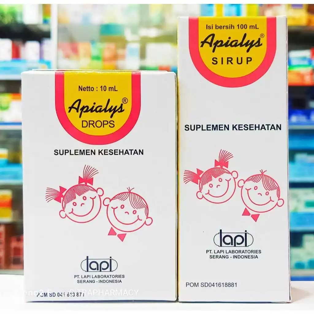 Apialys Drop 10ml - Suplemen makanan penambah nafsu makan anak dan bayi