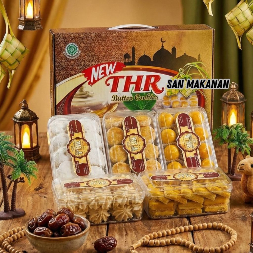 Paket Kue Kering Lebaran Kue New Thr  Toples Hampers Kue Kering