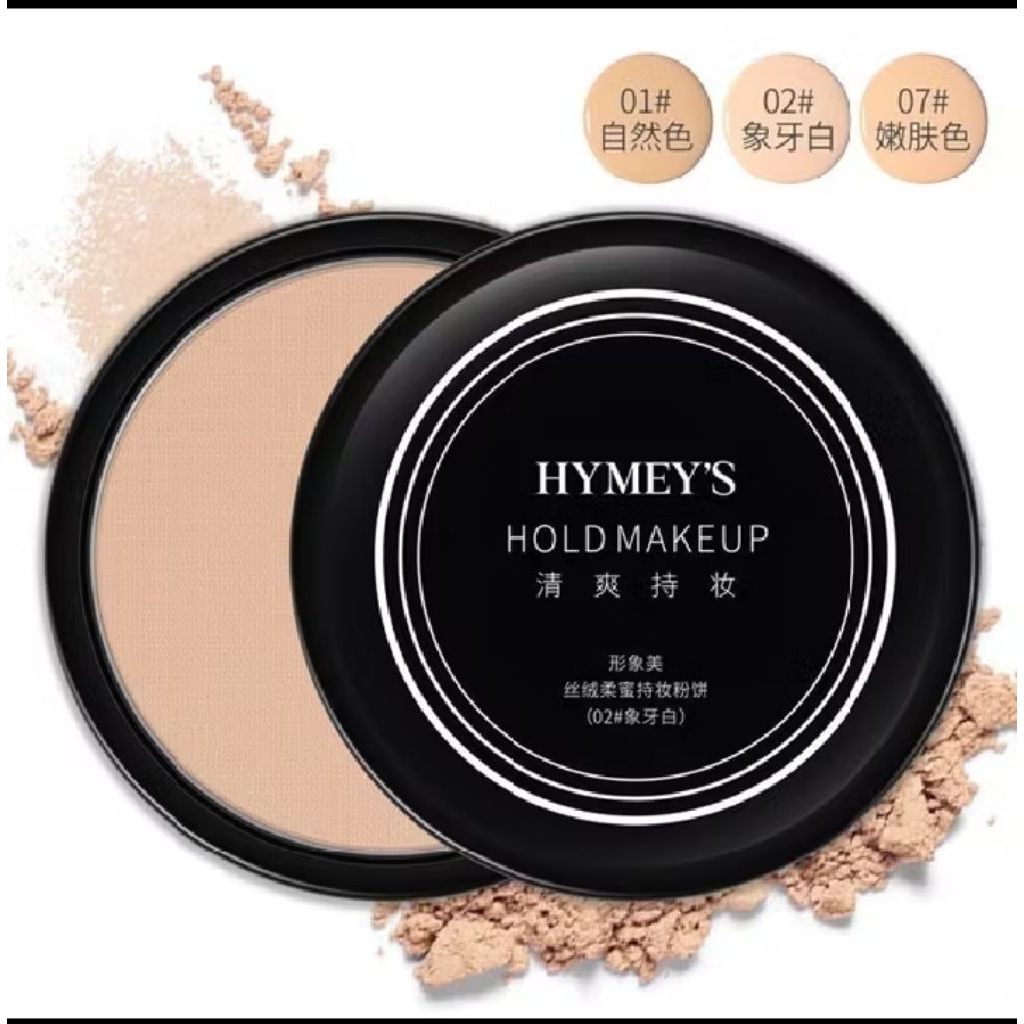 Bedak Padat Hymey"s - Bedak Pemutih Glowing Tahan Lama Anti Air