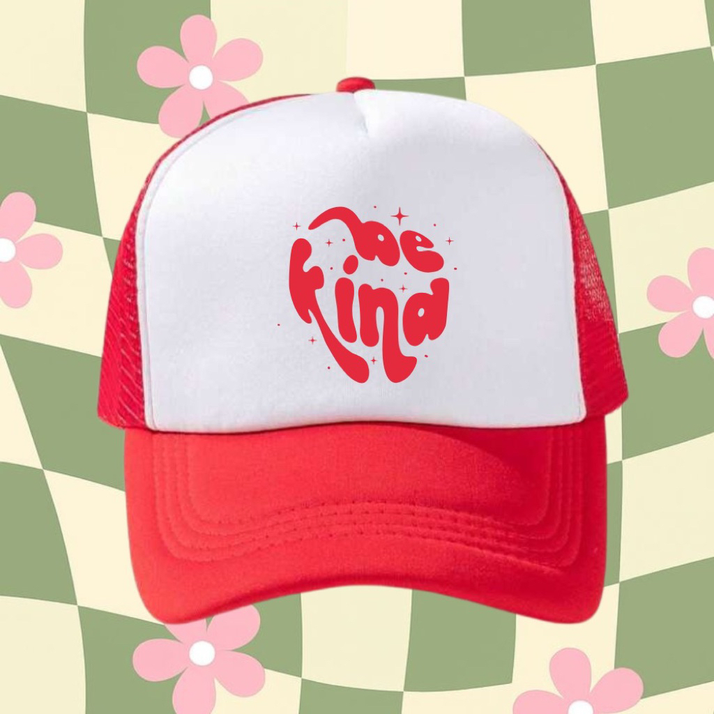 NSI HEADWEAR – TOPI TRUCKER TOPI JARING WARNA MERAH DISTRO PREMIUM PRIA WANITA / TOPI FASHION UNISEX