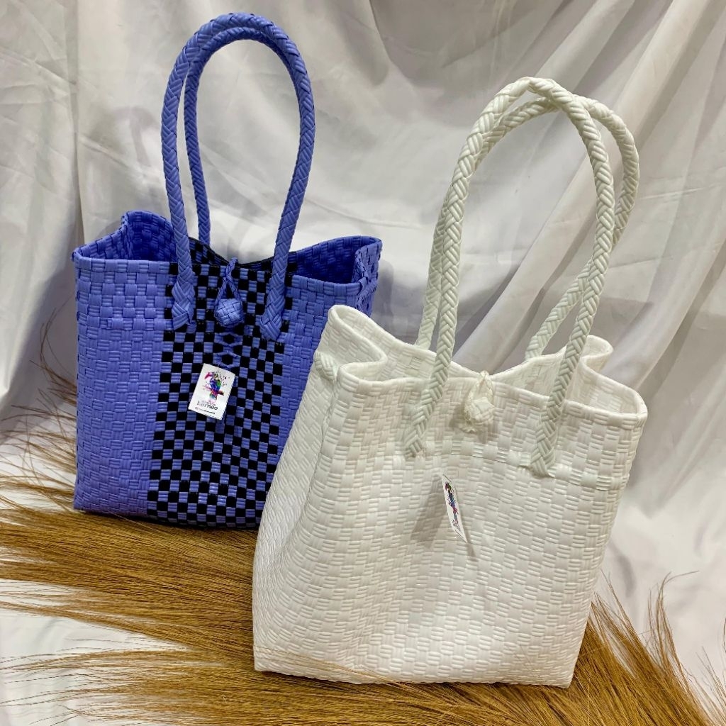 TAS TENTENG ANYAMAN JALI BESAR - TAS ANYAMAN JALI FULL TUTUP