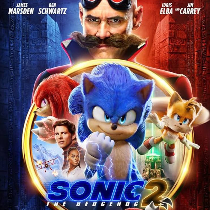 kaset DVD film barat Sonic The Hedgehog 2 (2022)
