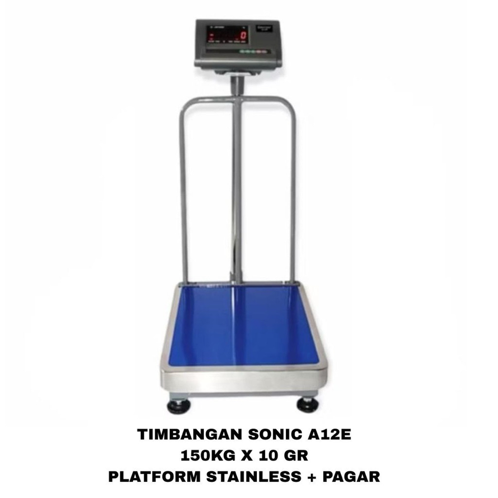 Timbangan Digital Baterai Sonic A12E 150kg