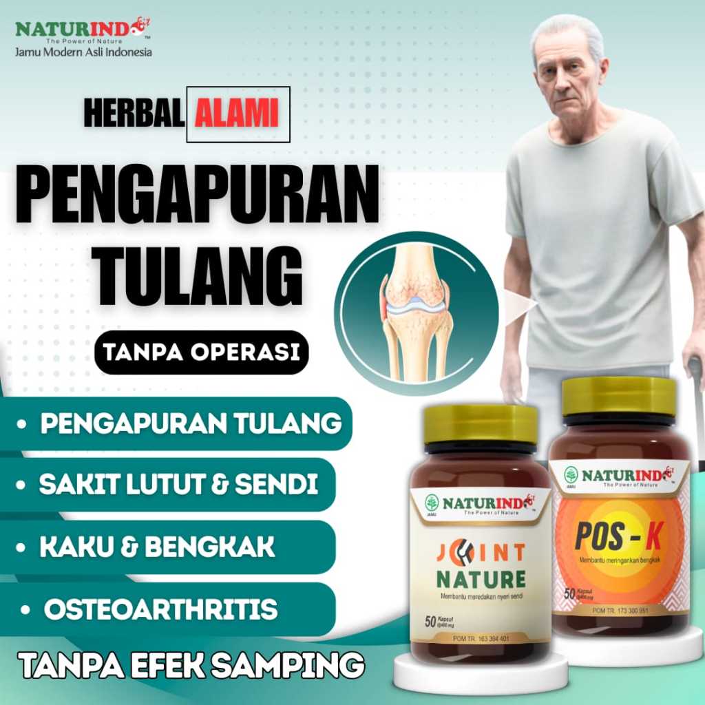 Obat Pengapuran Tulang Nyeri Sendi Lutut Tulang Keropos Osteoporosis