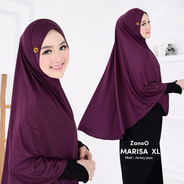 ZANOO - XL MARISA HIJAB INSTAN JUMBO KHIMAR HIJAB BERGO JUMBO