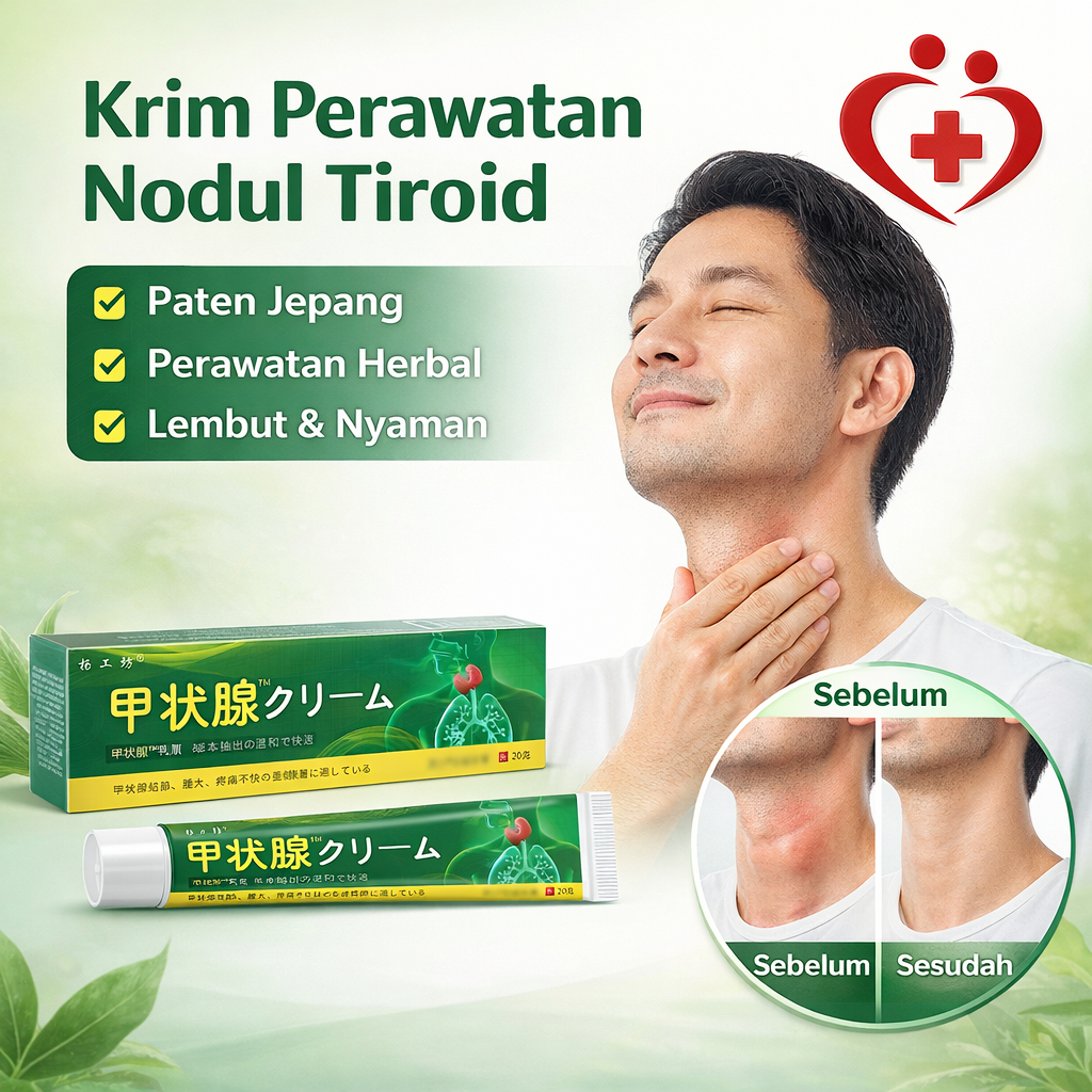 Jepang Salep Tiroid Obat benjolan di leher Obat Gondok 20g Benjolan Dileher Tumor Kelenjar Tiroid Li