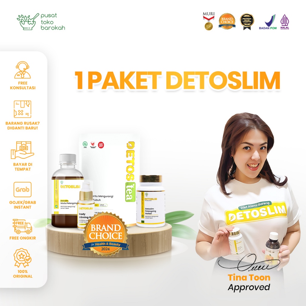 Detoslim Pelangsing Alami Detoslim Madu Herbal Untuk Berat Badan Ideal Bantu Bakar Lemak Berlebih