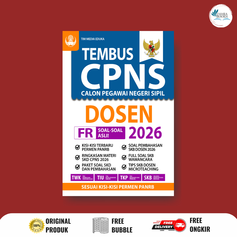BUKU TEMBUS TES CPNS DOSEN 2026 - Media Eduka
