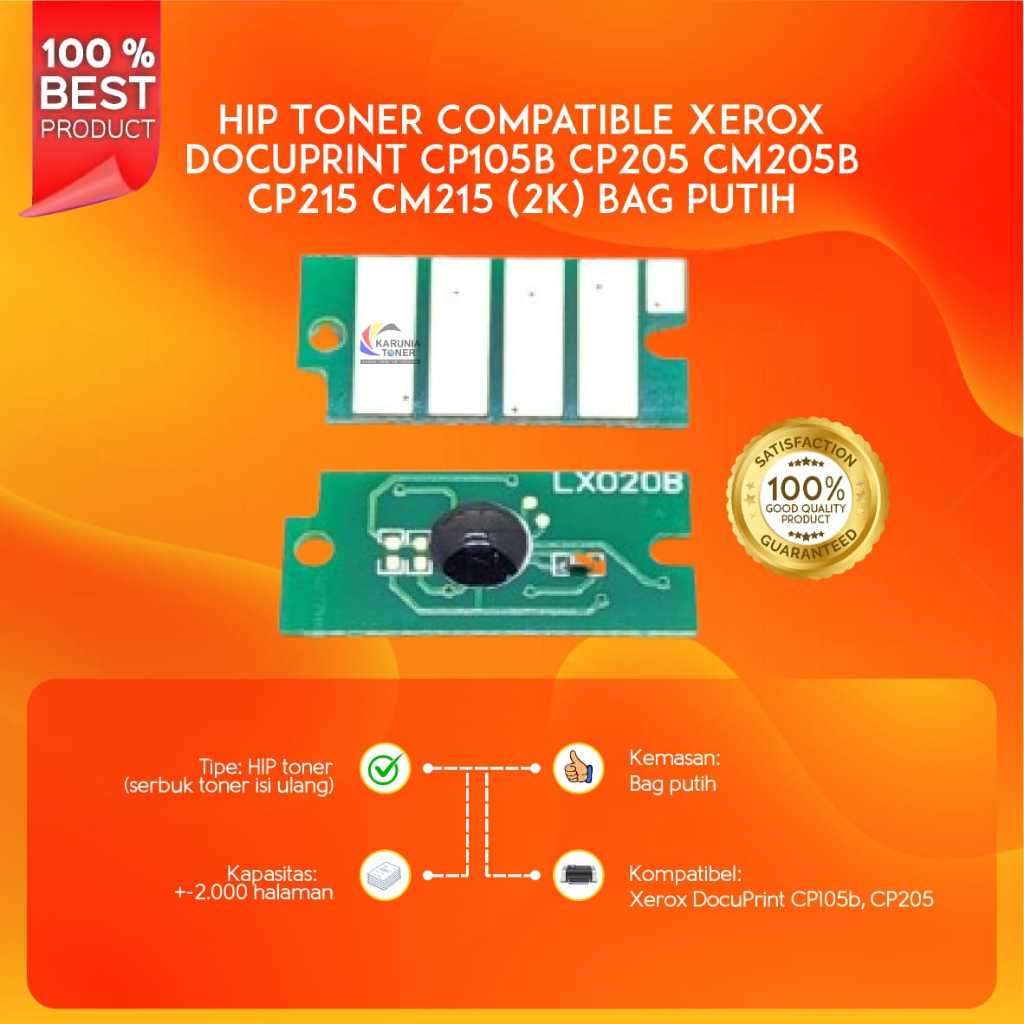 CHIP TONER Fuji Xerox DocuPrint CM415/CP415 /415 (11K)BAG HITAM XEROX COLOR CT202353