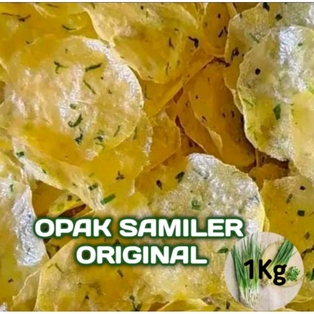 Kerupuk samiler mentah 1kg Enak, Renyah Gurih
