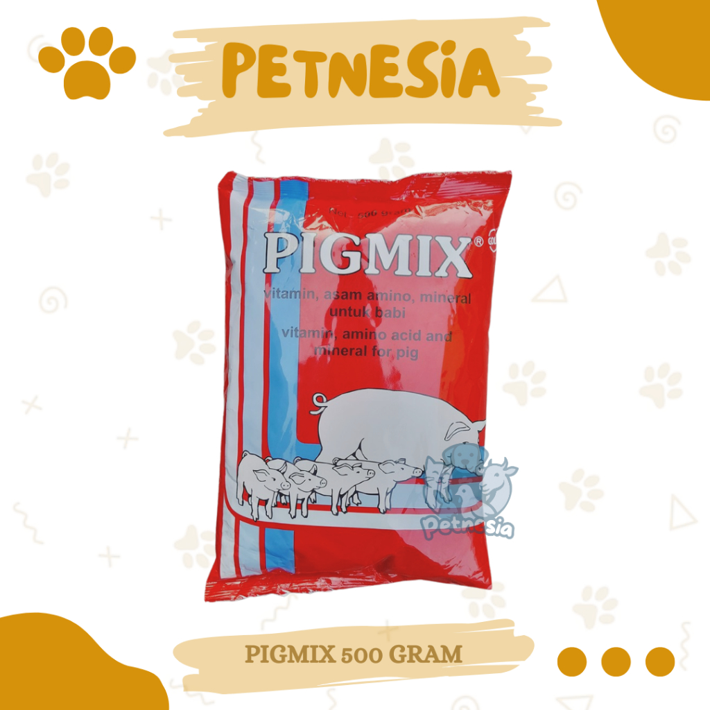 PIGMIX 500 GRAM MEDION - Premix Babi Vitamin Asam Amino Mineral Komplit - Premix Mineral Babi