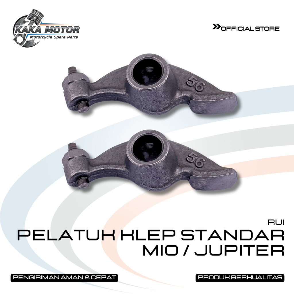 PELATUK KLEP STANDAR MIO / JUPITER - PELATUK KLEP ROCKER ARM STD STANDART 1 SET CRYPTON JUPITER VEGA