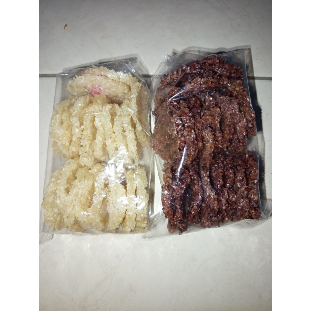 RENGGINANG MENTAH|RENGGINANG KETAN MENTAH SIAP GORENG|Ketan Putih & Hitam