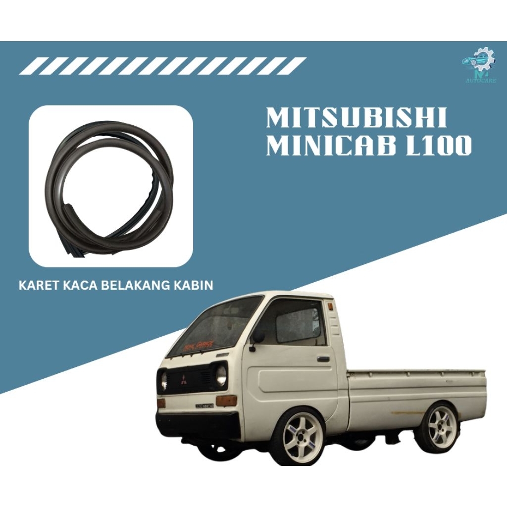 Karet Kaca Belakang Minicab L100 | Seal Kaca Kabin Mobil Anti Bocor