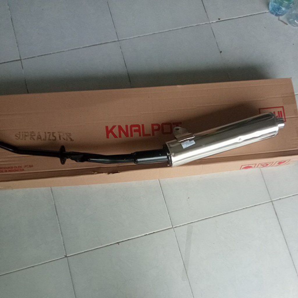 KNALPOT SUPRA X 125RR STANDART BAGUS