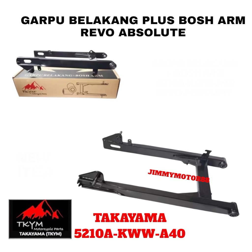 GARPU SWING ARM BELAKANG PLUS BOSH REVO ABSOLUTE HIGH KUALITAS SUPER