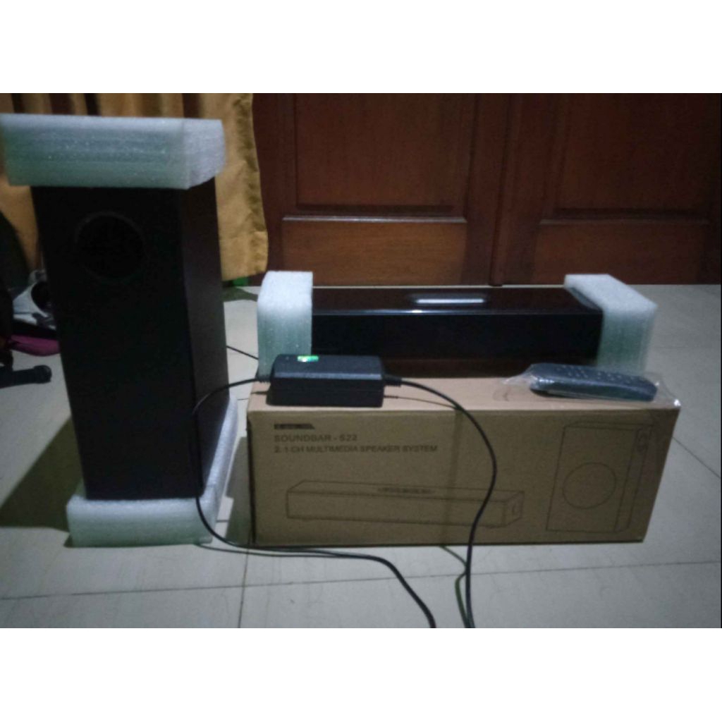 SOUNDBAR+SUBWOOFER Merk KLW HARAP BACA DESKRIPSI 