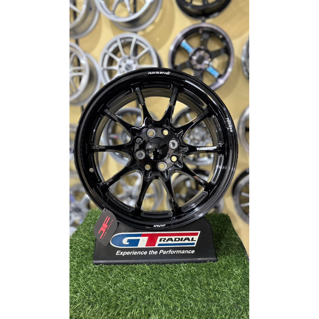 velg ce28 r16 black glossy lebar 7 et40 kondisi  baru
