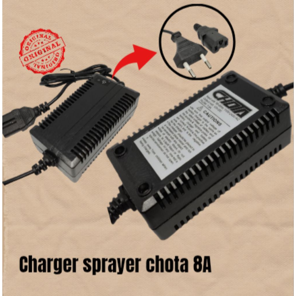 charger/casan/adaptor sprayer elektrik (1.0A) - merk chota