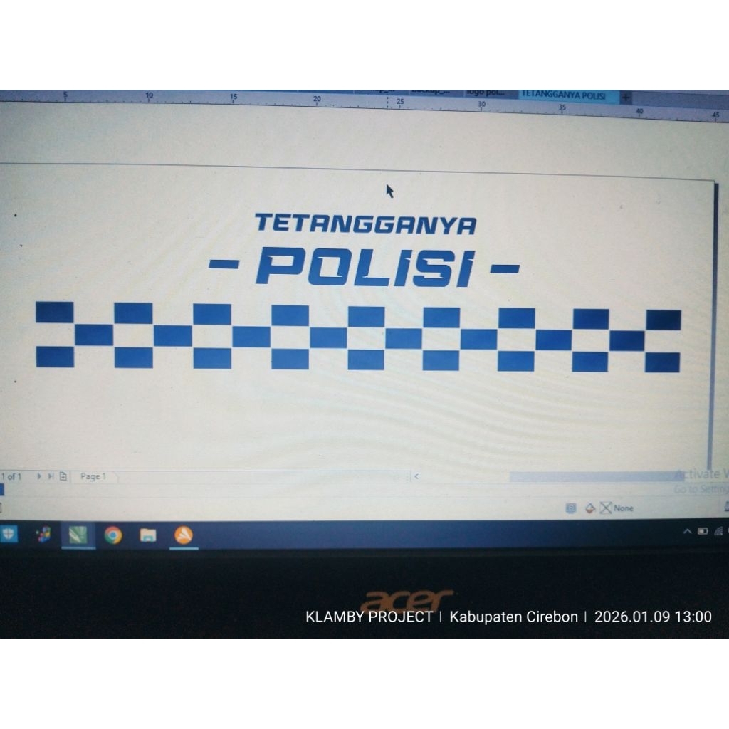 STICKER HELEM TETANGGANYA POLISI CUSTOM REFLEKTIF MENYALA TERKENA SINAR LAMPU