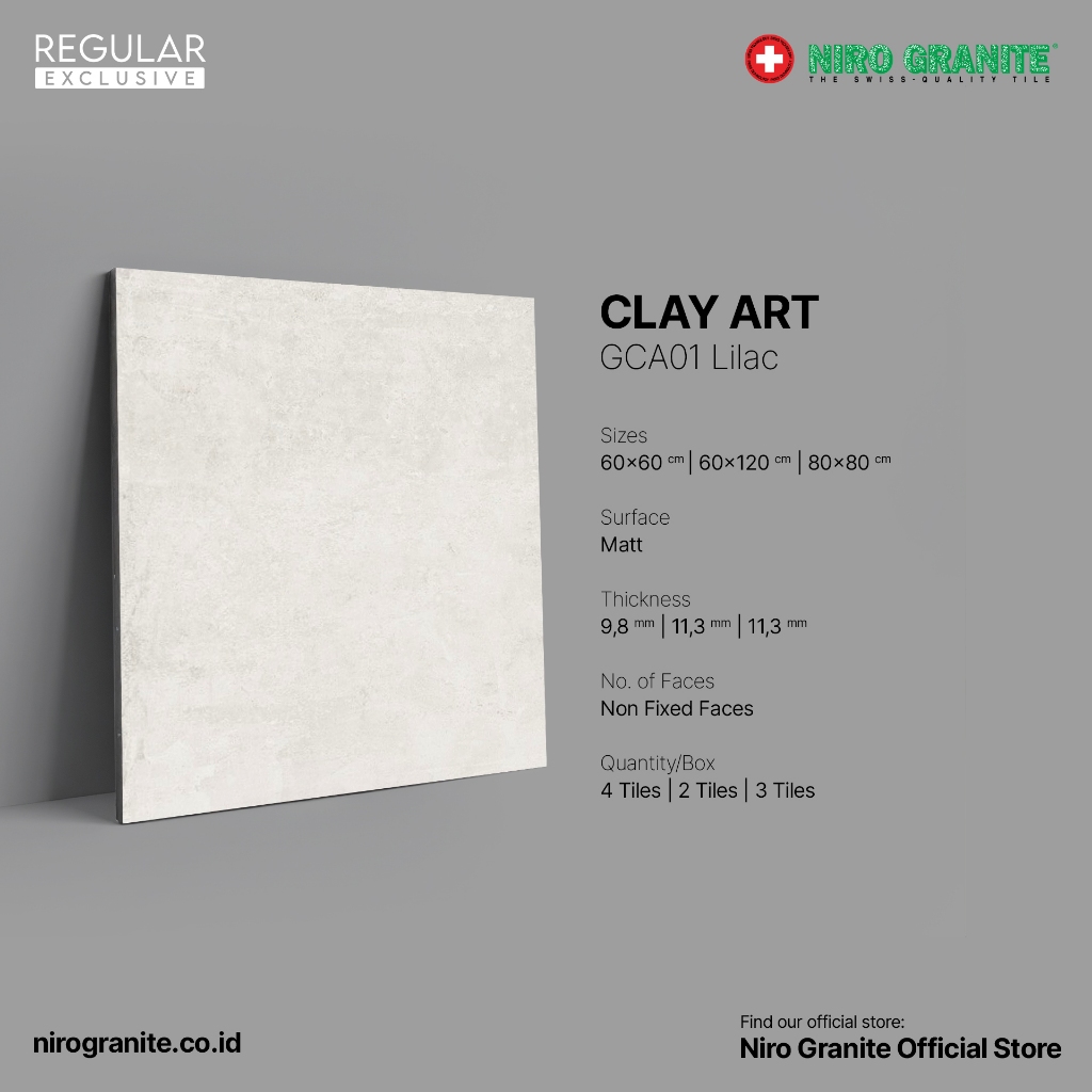 NIRO GRANITE 1st Grade - Clay Art GCA01 - Matt