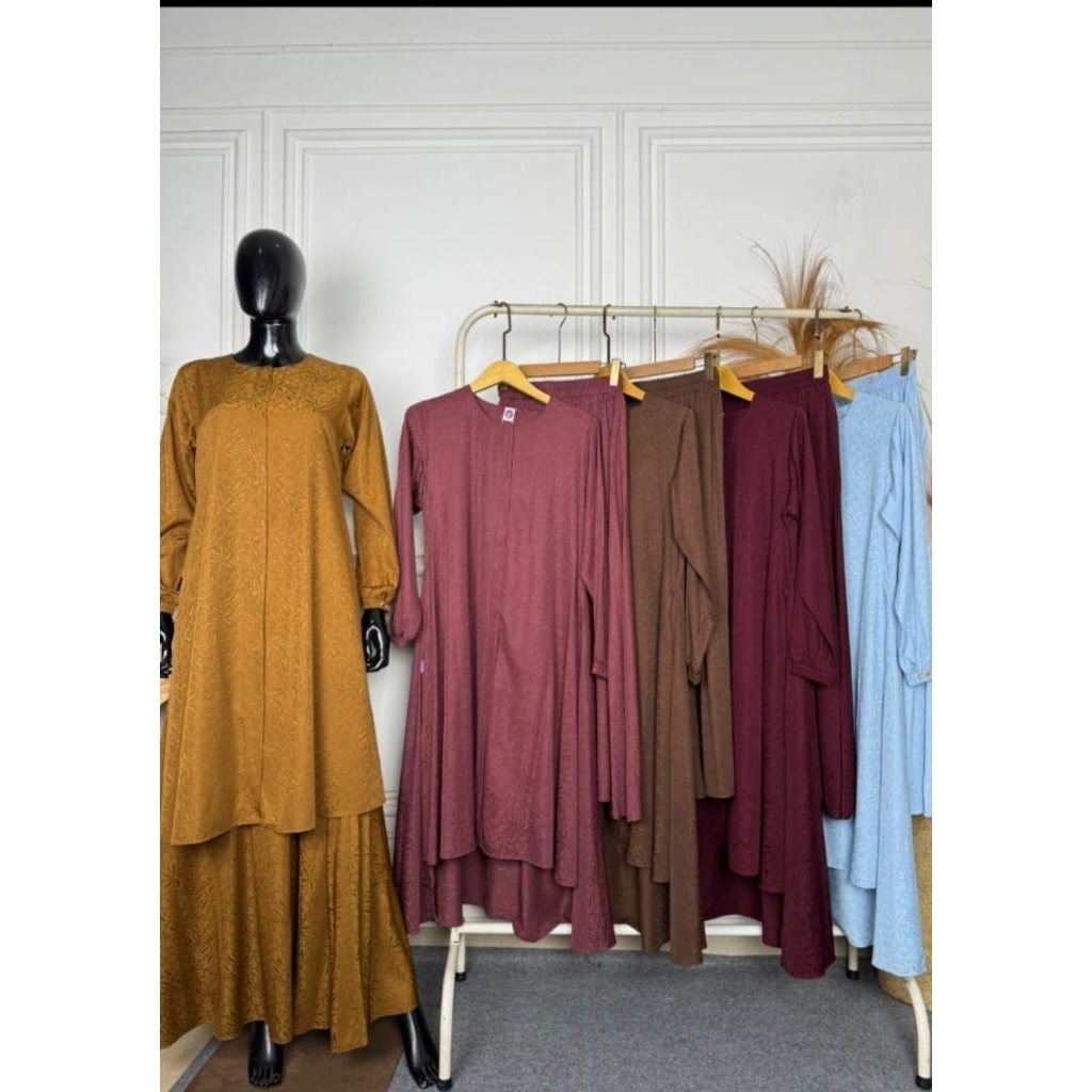 Gamis setrok darby/dnL jaguar embos