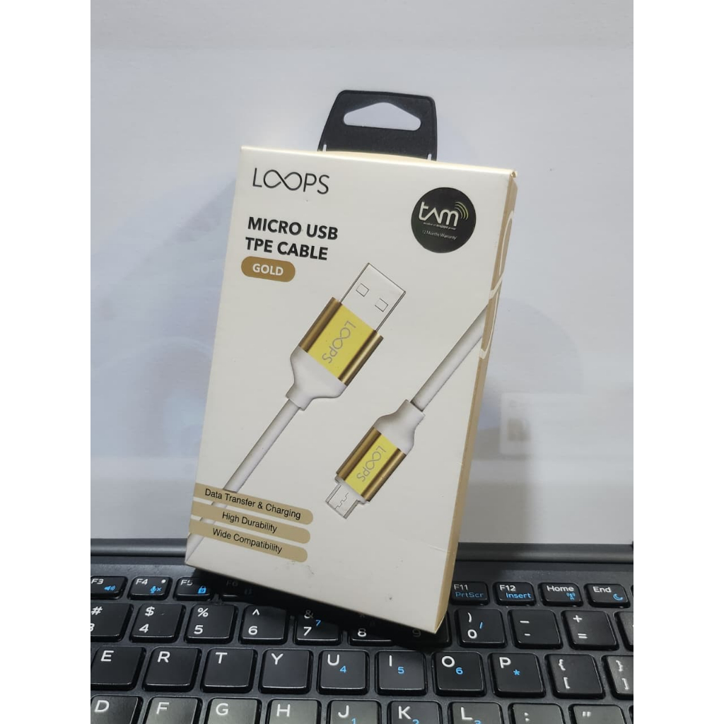 LOOPS MICRO USB TPE CABLE ORIGINAL NEW