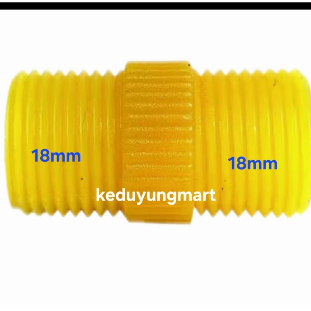 konektor sprayer drat luar 18mm ke 18mm