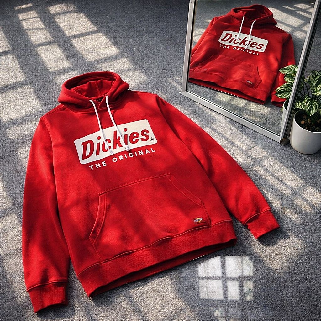 HOODIE DICKIES MERAH LOGO BOX