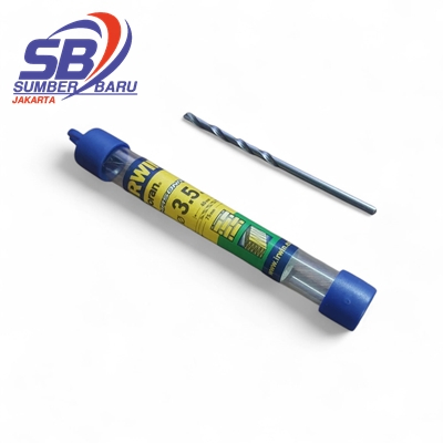IRWIN Mata Bor Beton 3.5mm Masonry Joran Drill Bit 3,5 3.5 mm Mata Bor Besi Tembok Beton Kayu Kuat S