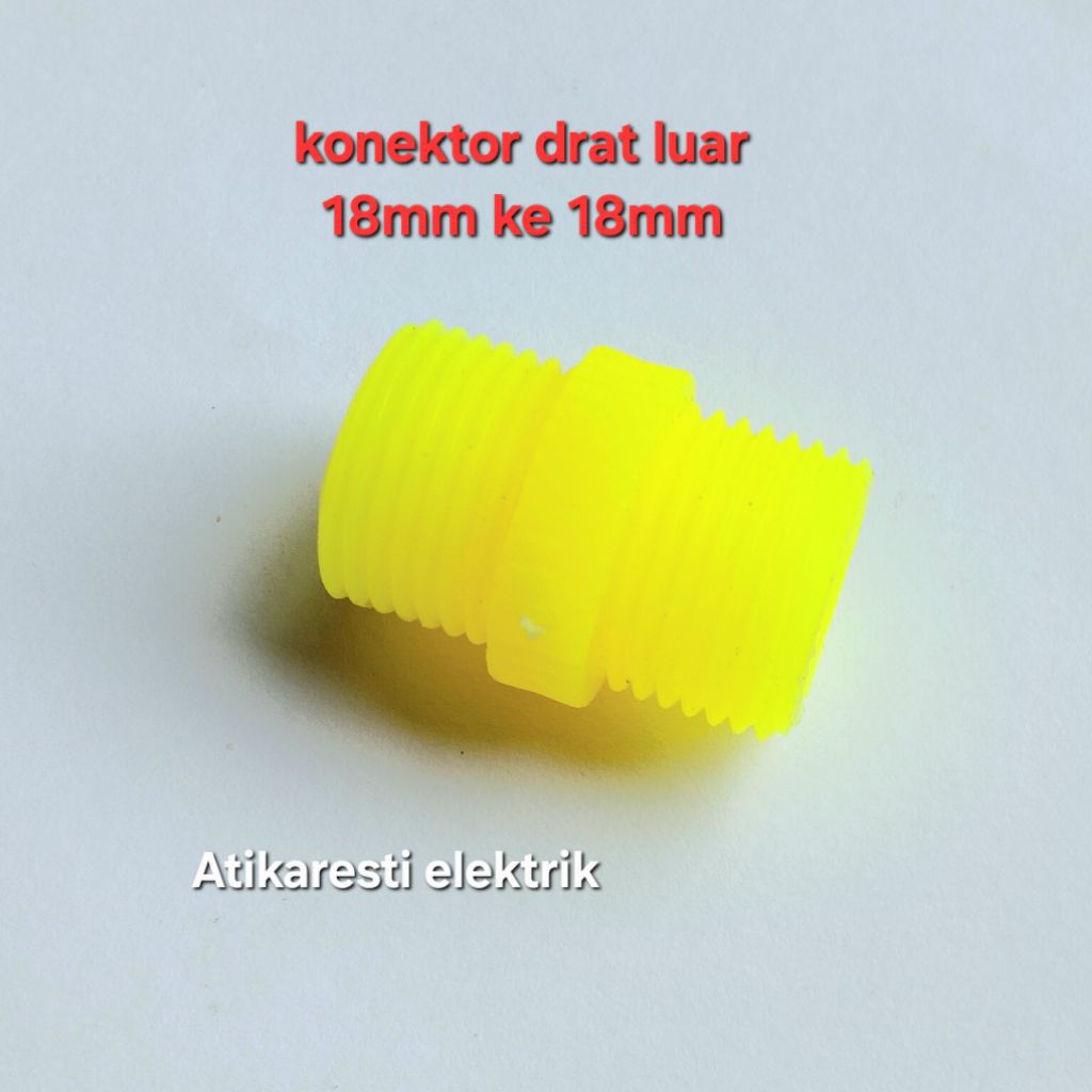 konektor sprayer drat luar 18mm ke 18mm nepel