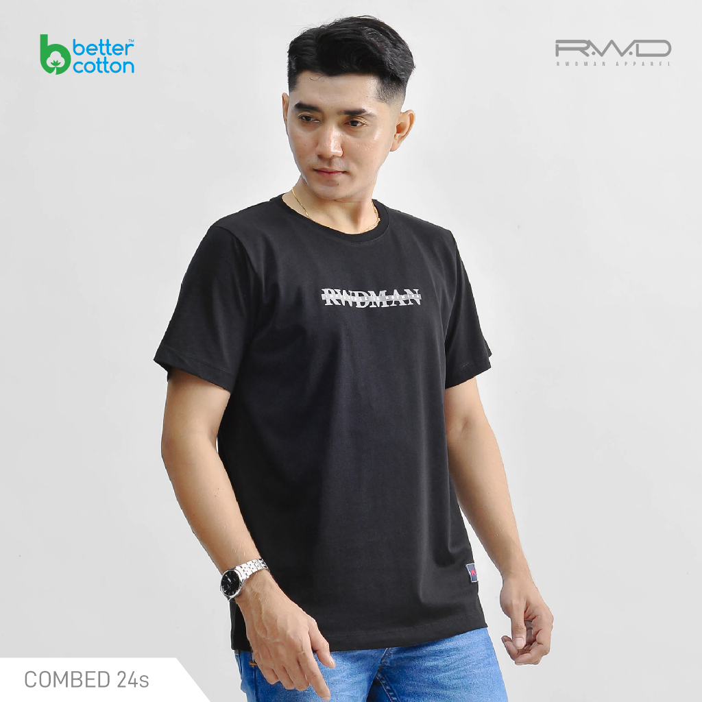 RWDMAN - Cotton BCI T-Shirt Pria Regular Fit Roman EG-0209