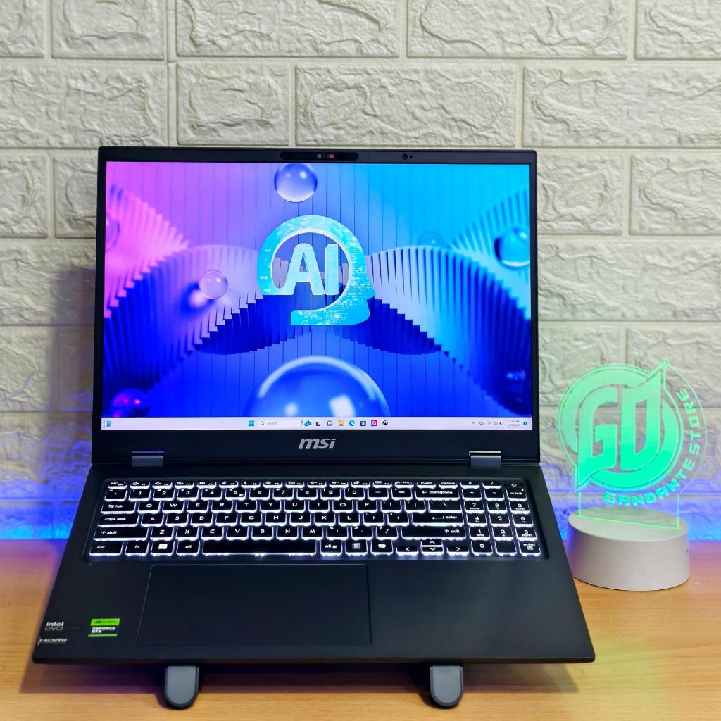 MSI PRESTIGE 16 AI STUDIO B1VEG Intel Core Ultra 7 RTX 4050 32GB RAM 1TB SSD GARANSI RESMI