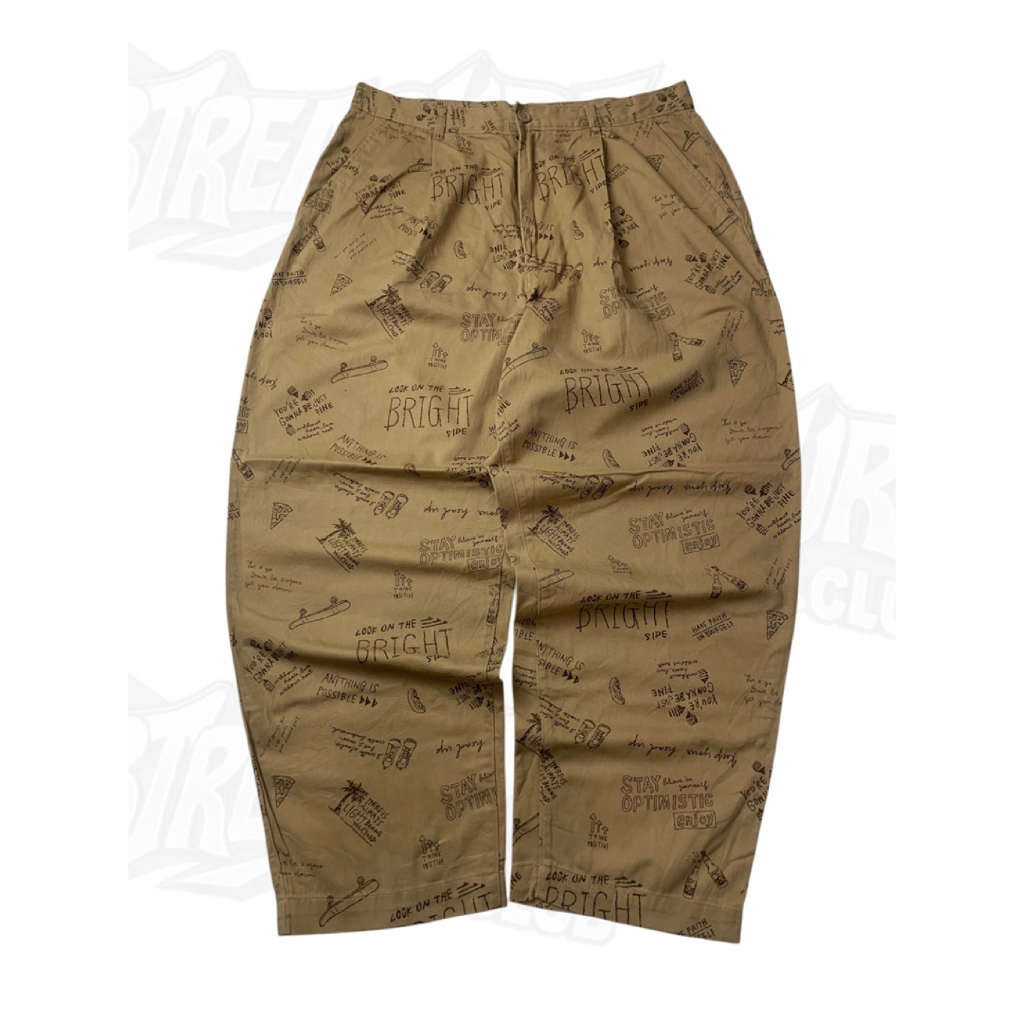 “unstudied niko and” brown unique baggy balloon loose pants @nikoand_official