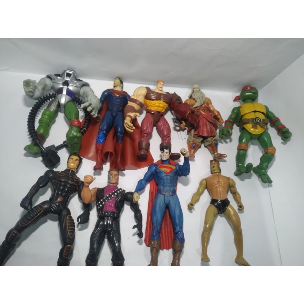 aneka figure brand, nobrand..superman/logan/juggernaut/tarzan dll
