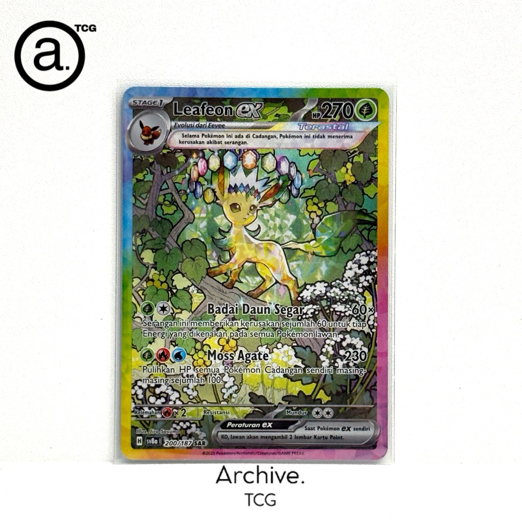 Leafeon SAR (200/187) Pokemon Indonesia ~ Festival Terastal SV8A