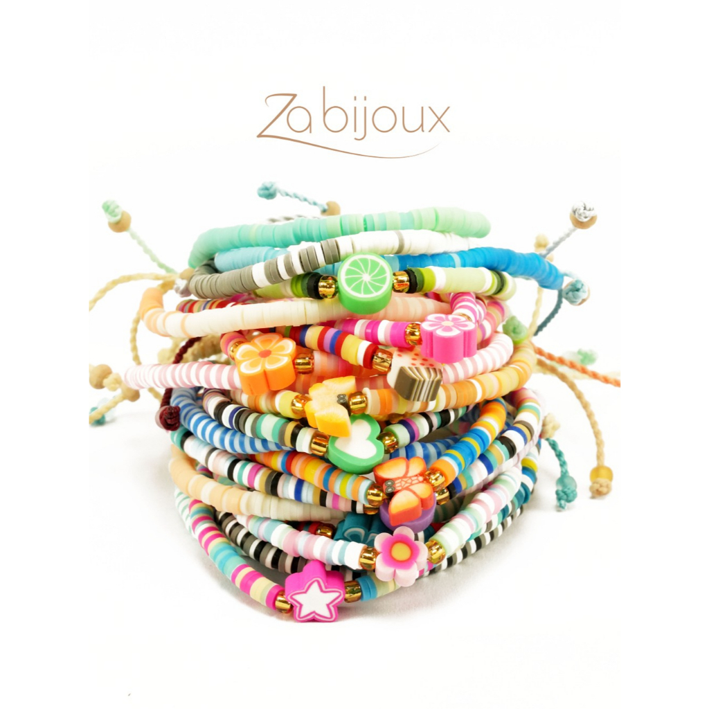 Za Bracelet | Gelang Anak Manik dan Polymer Clay Bead
