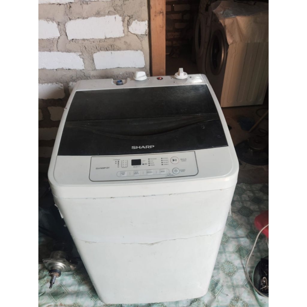 mesin cuci top loading manual bekas