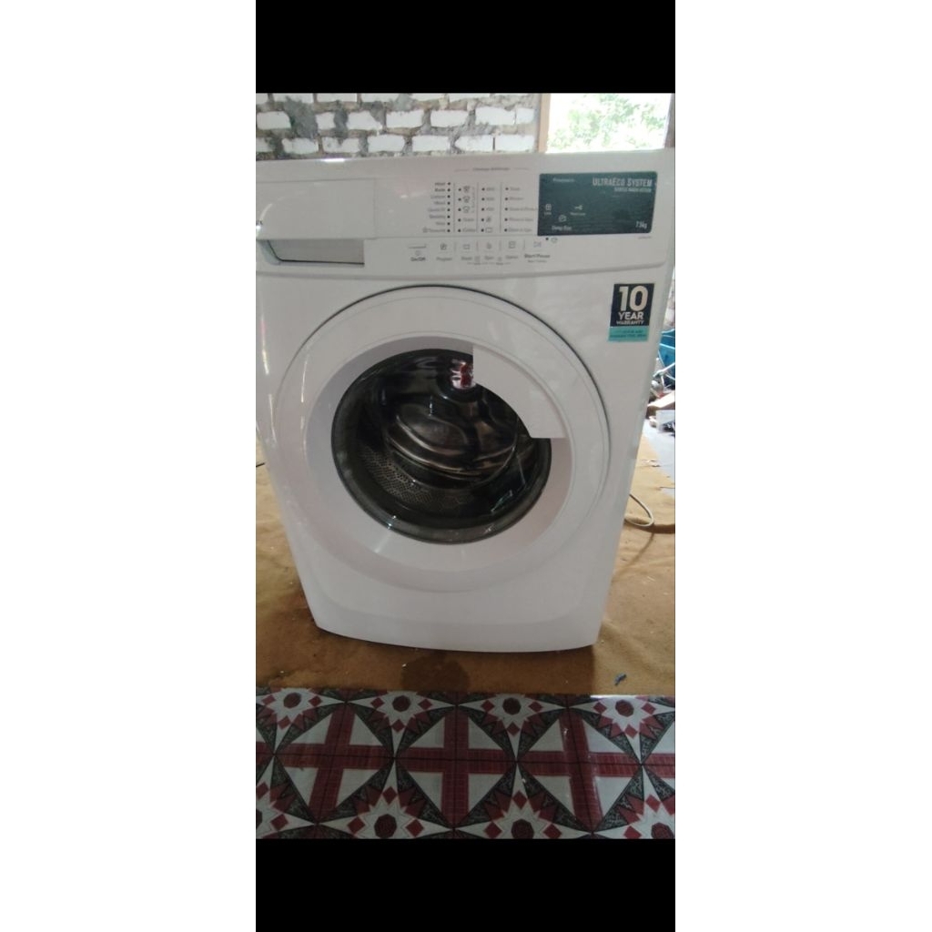 mesin cuci elektrolux front loading bekas normal