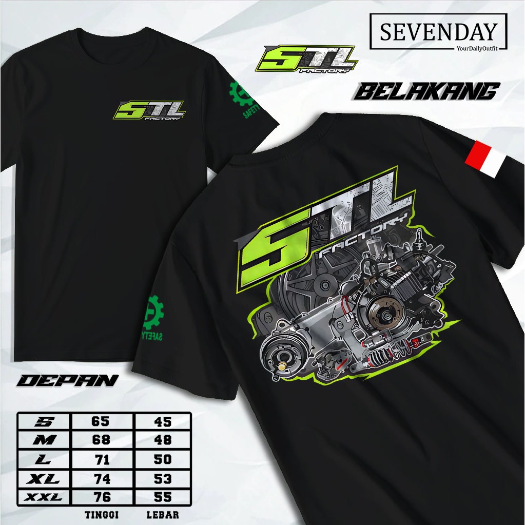 T-shirt  kaos 5TL  - Kaos 5TL Factory - Kaos Mio Sporty Kaos Matic Gank_Atasan sablon dewasa