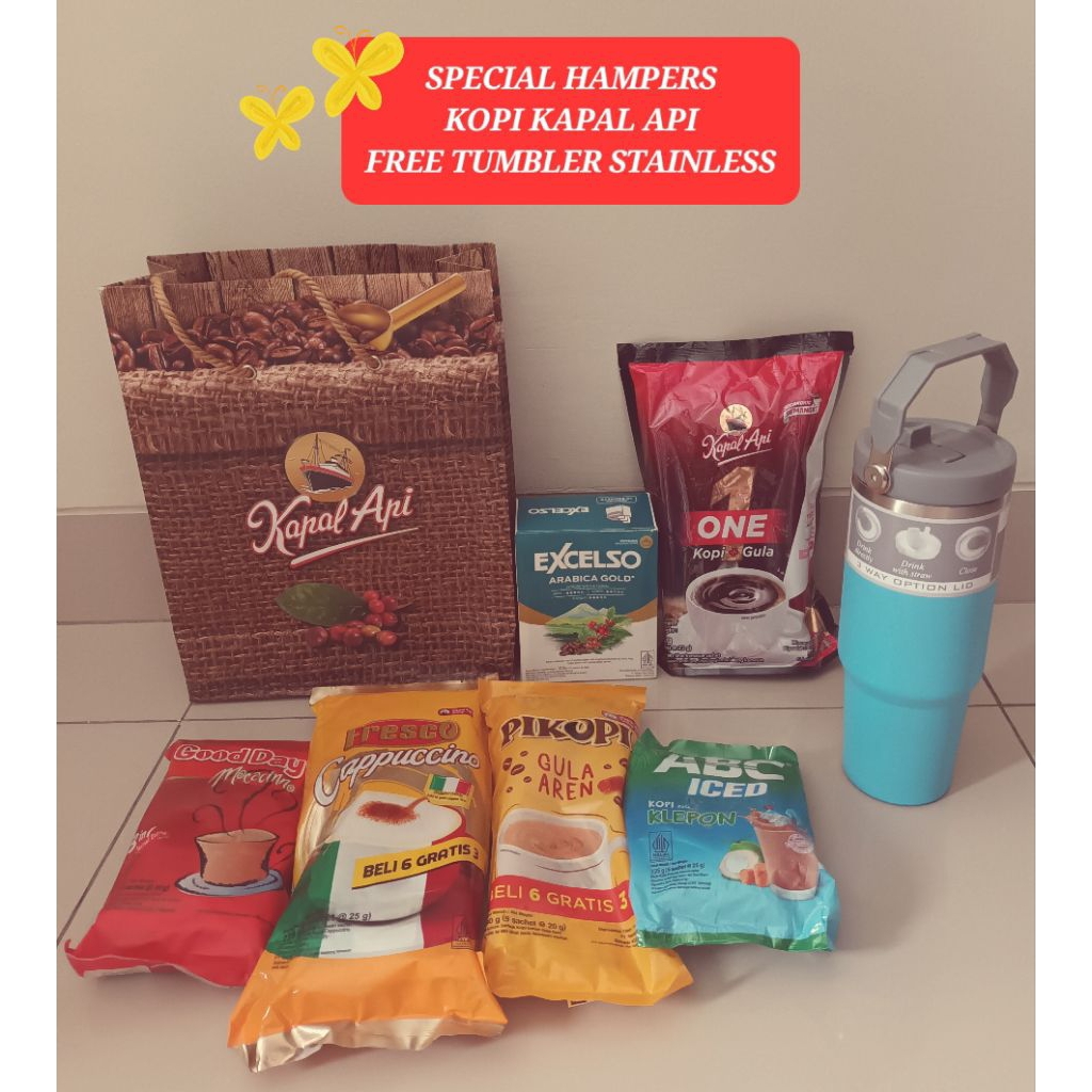 tumbler kopi kapal api tumbler kopi excelso hampers kopi kapal api gift set kopi kapal api kopi kapt