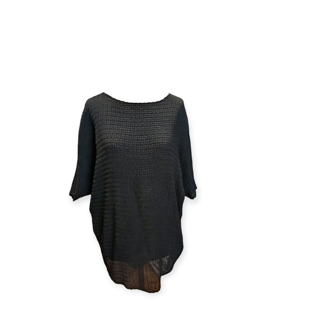 Pleatsme Black Blouse
