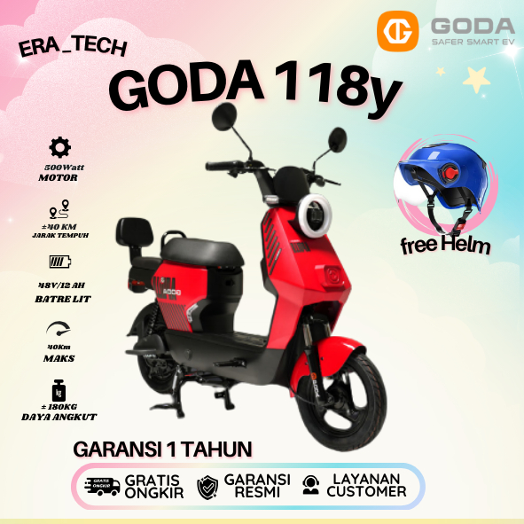 SEPEDA LISTRIK GODA 118Y APOLLO 2025