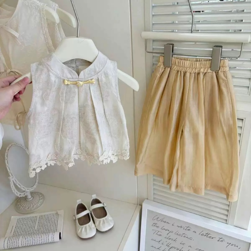 BAJU IMLEK ANAK PEREMPUAN/ BAJU CHONGSAM PEREMPUAN/BAJU SETELAN ANAK/ BAJU KOSTUM CINA/ BAJU PREMIUM