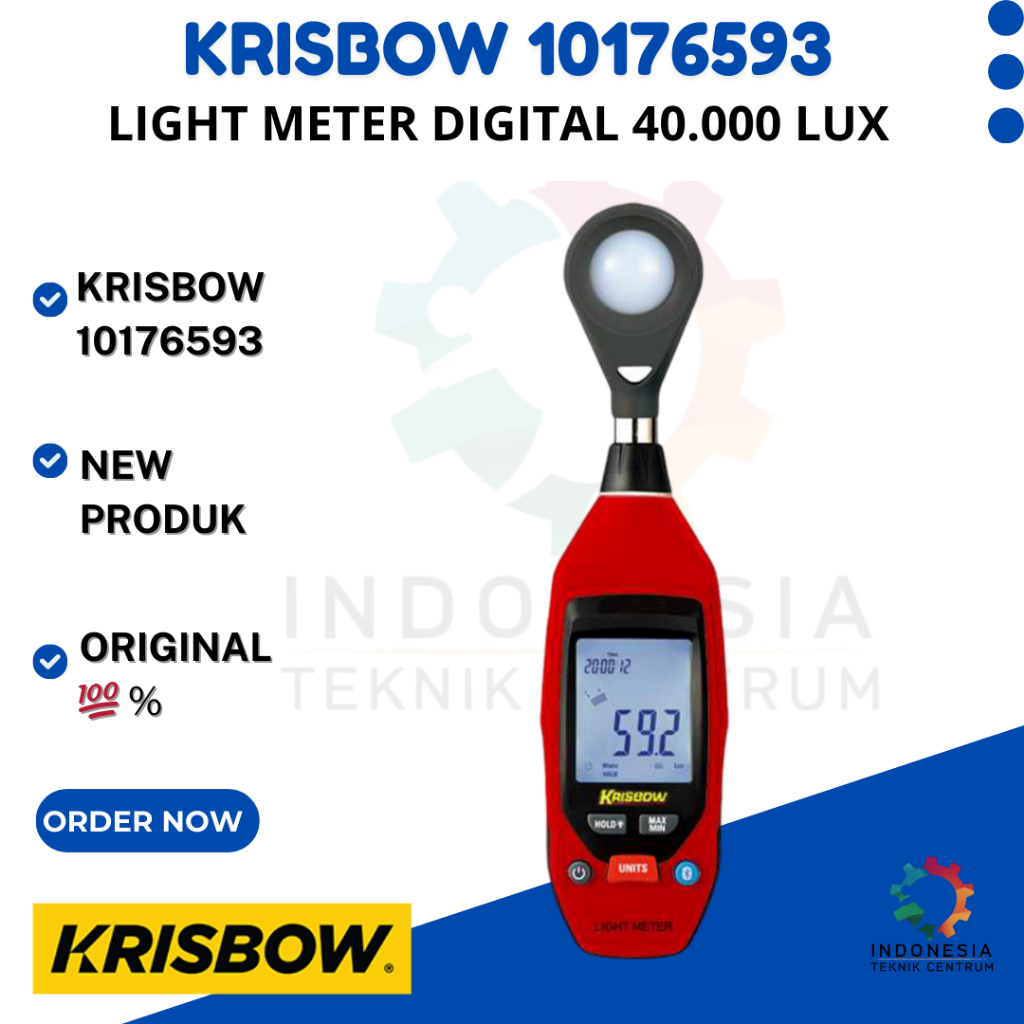 Light Meter Digital 40.000 LUX Krisbow
