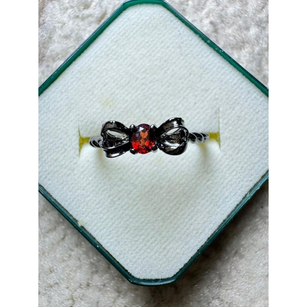 cincin batu red garnet