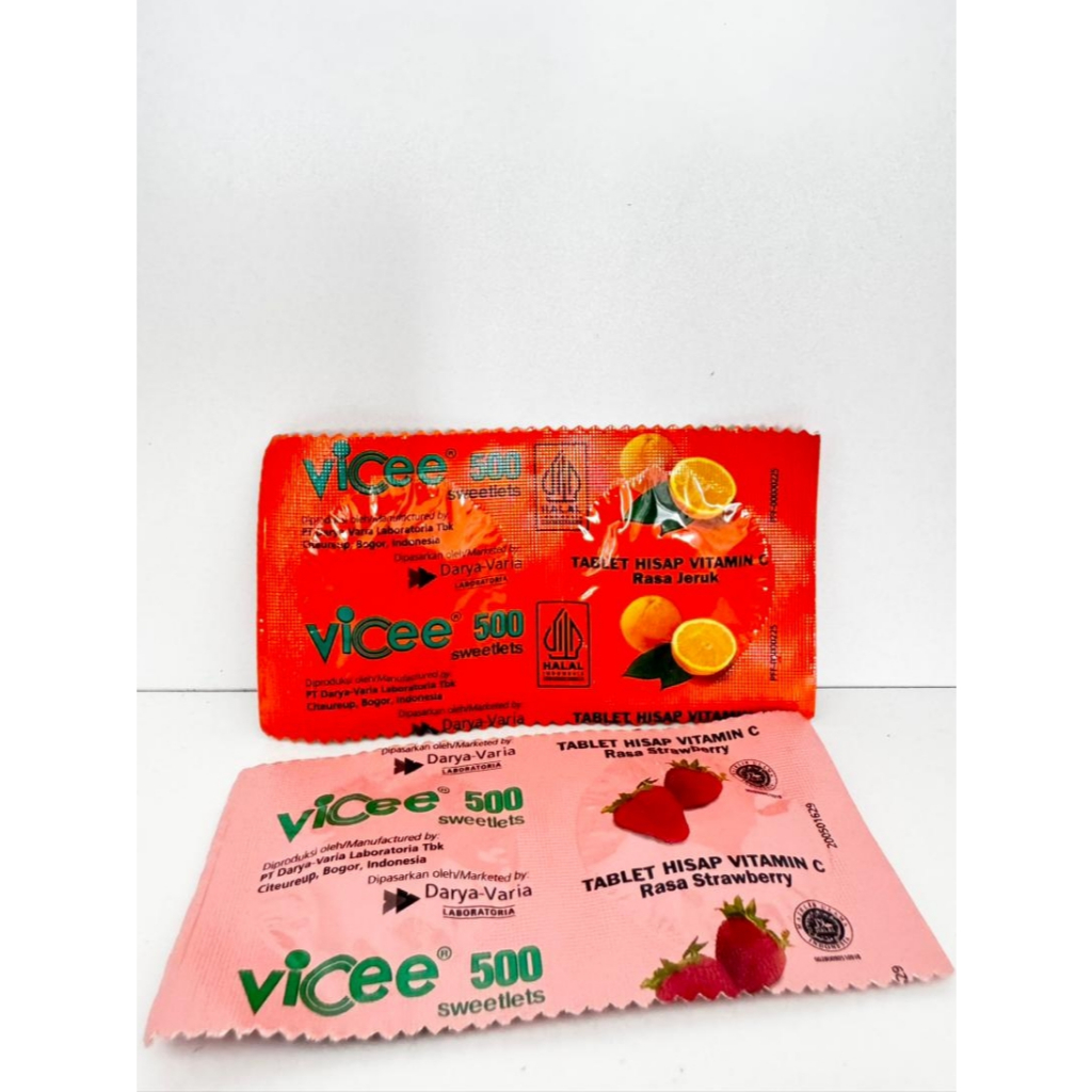 VICEE 500 STRAWBERRY SUPLEMEN VITAMIN