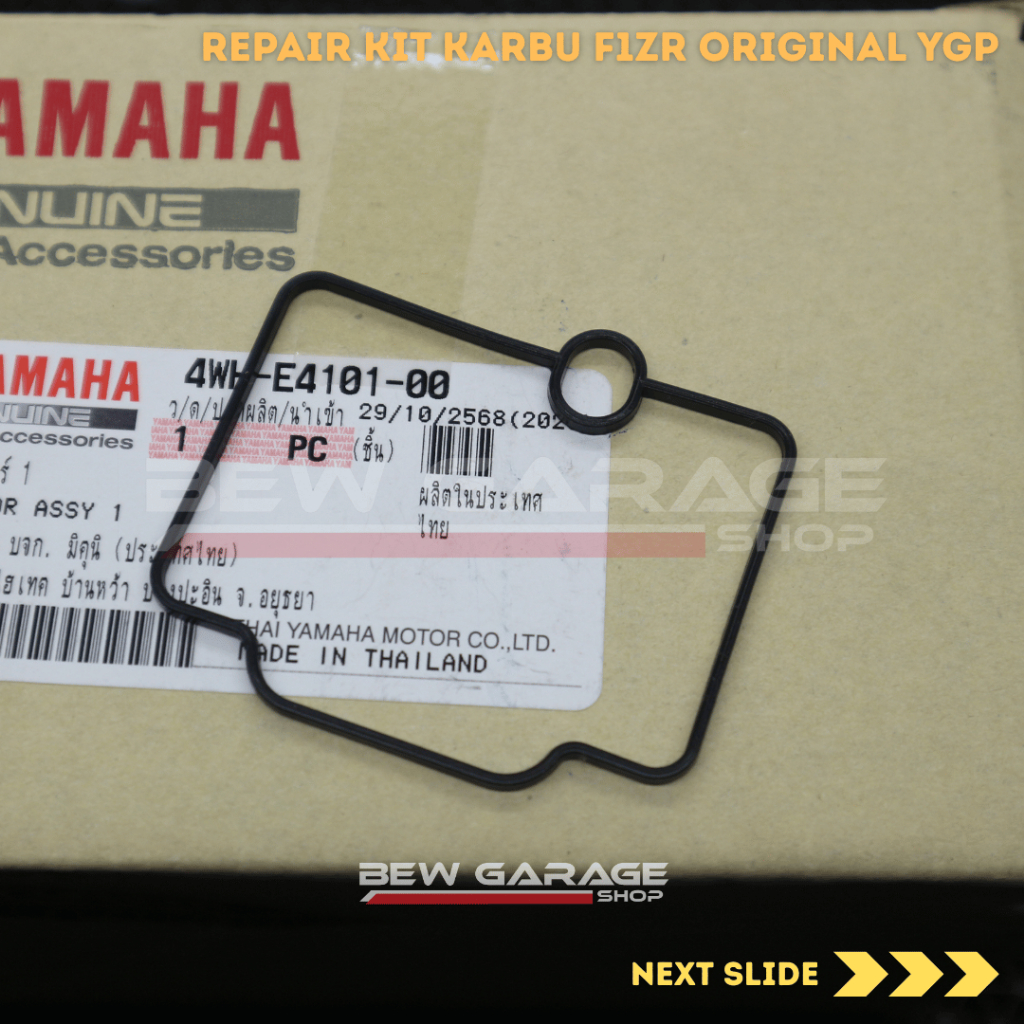 Karet Seal Sil Paking Tutup Karbu Karburator F1ZR FIZR Original YGP