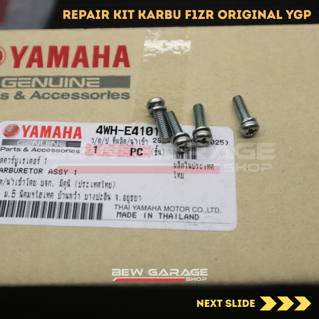 BAUT TUTUP MANGKOK KARBU KARBURATOR F1ZR FIZR RX KING ORIGINAL YGP