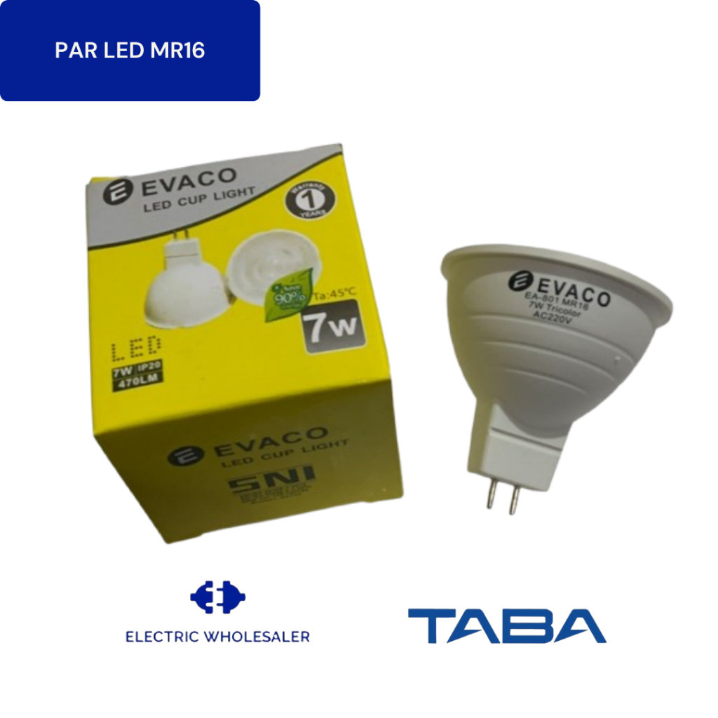 PAR LED MR16/E27 7W